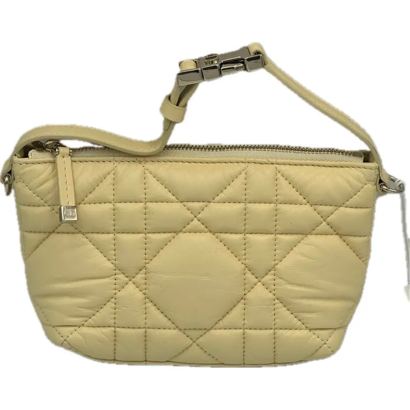 Dior Travel Nomad Compact Pouch In Vibrant Yellow – Small Size 1