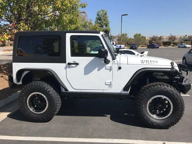 Dv8 Offroad Fendb-06 Slimline Fender Flares – Front & Rear Kit For 2007–2018 Jeep Jk Models 1