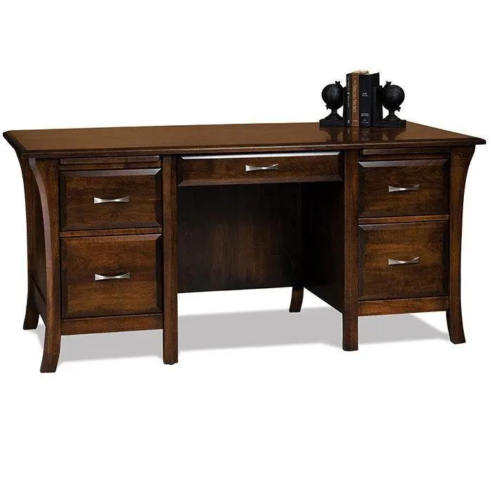 Ensenada Executive Desk – Amish-Made Office Workstation 1