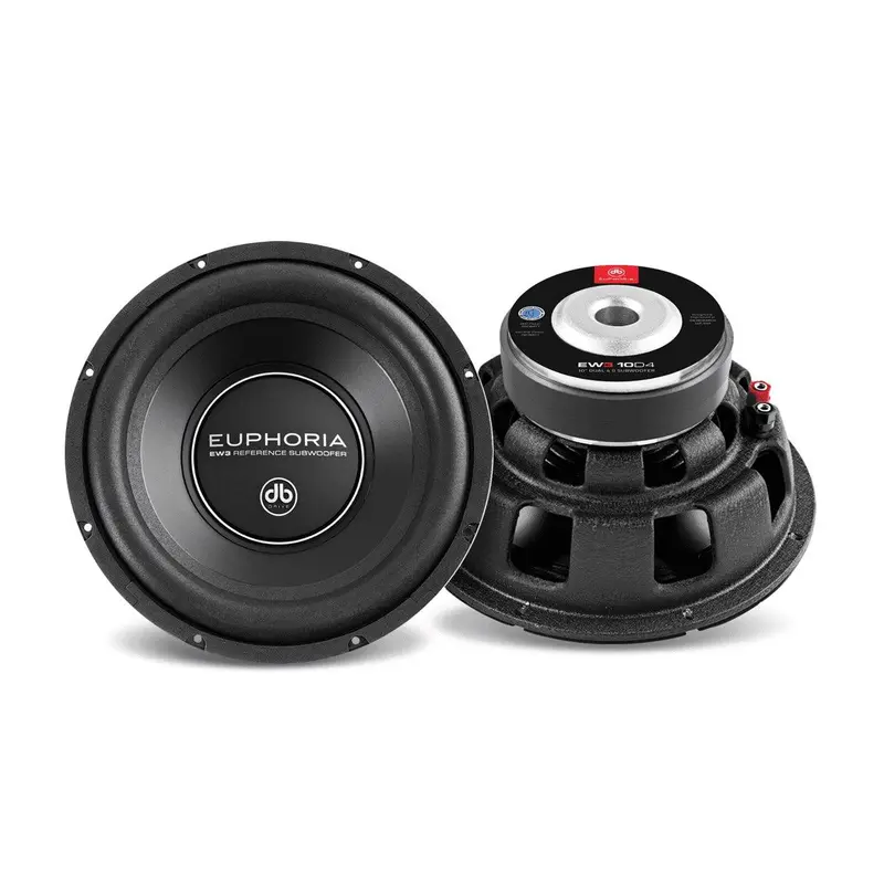 Euphoria 10" Dual-Voice-Coil 4-Ohm Subwoofer – 750W Rms (Ew310D4) 1