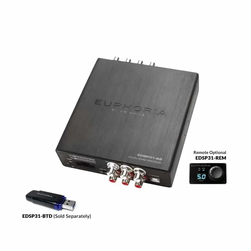 Euphoria Edsp31-68 31-Band Digital Signal Processor With App Integration, 6-In/8-Out Architecture 1