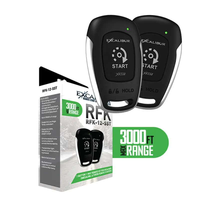 Excalibur Rfk-12-Sst – 900Mhz One-Way Single-Button Rf Range Extender (3000 Ft) 1