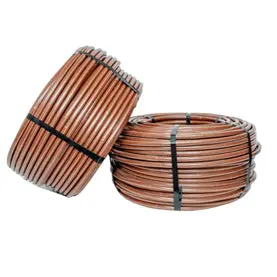 Excel 17Mm Dripline With Check Valve – Brown, 12-Inch Emitter Spacing, 100-Foot Roll, 0.6 Gph Flow Rate (A5-112P-Cv) 1