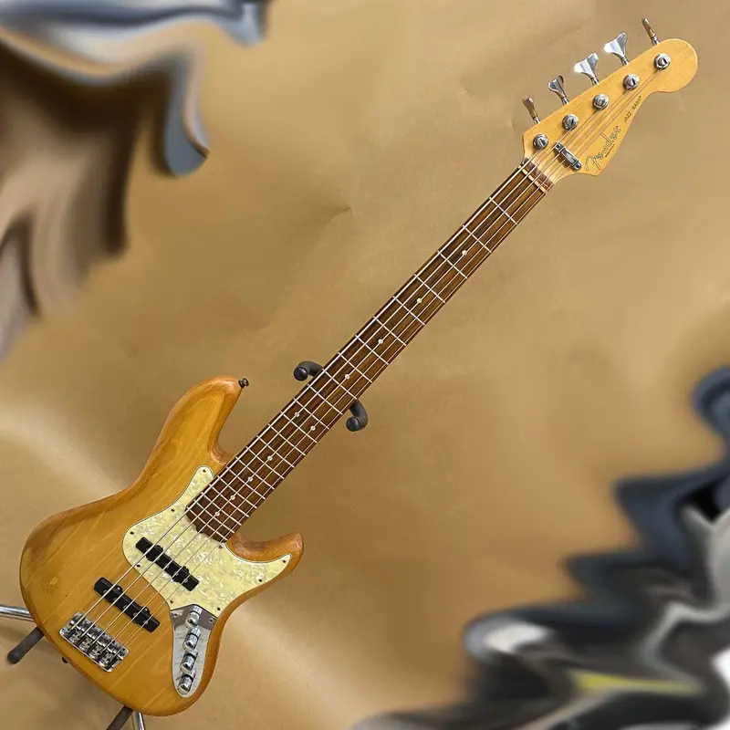 Fender 1996 Deluxe Jazz Bass V With Aguilar Obp-1 Preamp 1