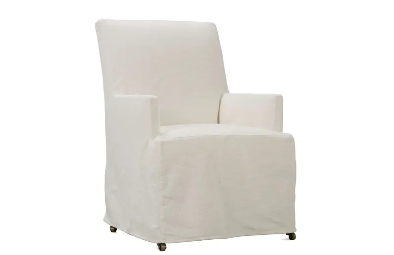Finch Upholstered Dining Armchair With Slipcover 1