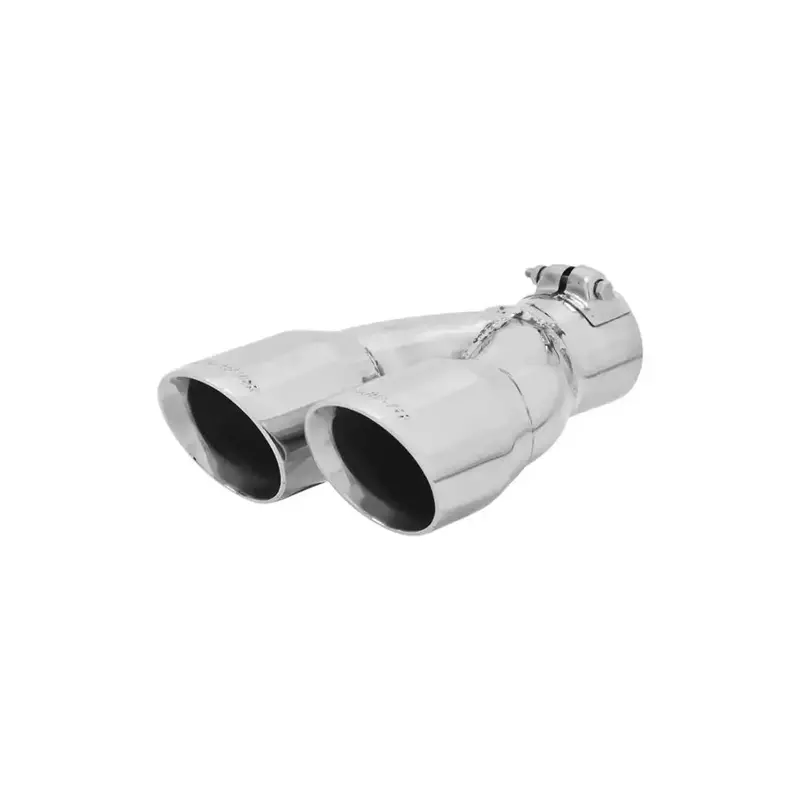 Flowmaster 15389 Dual-Outlet Exhaust Tip – 2.5" Inlet, 3" Polished Stainless Steel 1