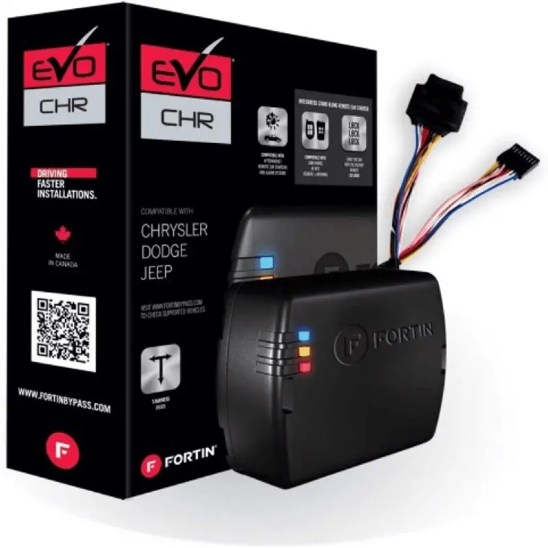 Fortin Evochrt4 Preloaded Module With T-Harness For 2008+ Chrysler Push-To-Start Vehicles 1