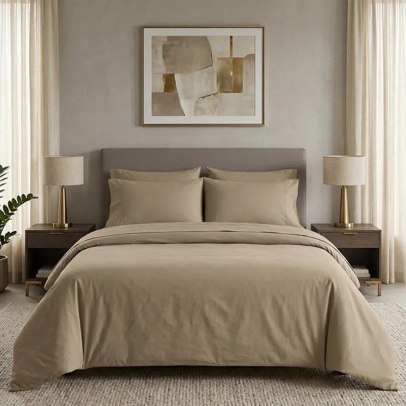 Full-Size Bamboo Blend Sheet Set – Plush Deep-Pocket Cloud-Soft Collection (6-Piece) 18