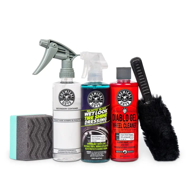 Galactic Foam Tire Cleaner And Shine Kit 1