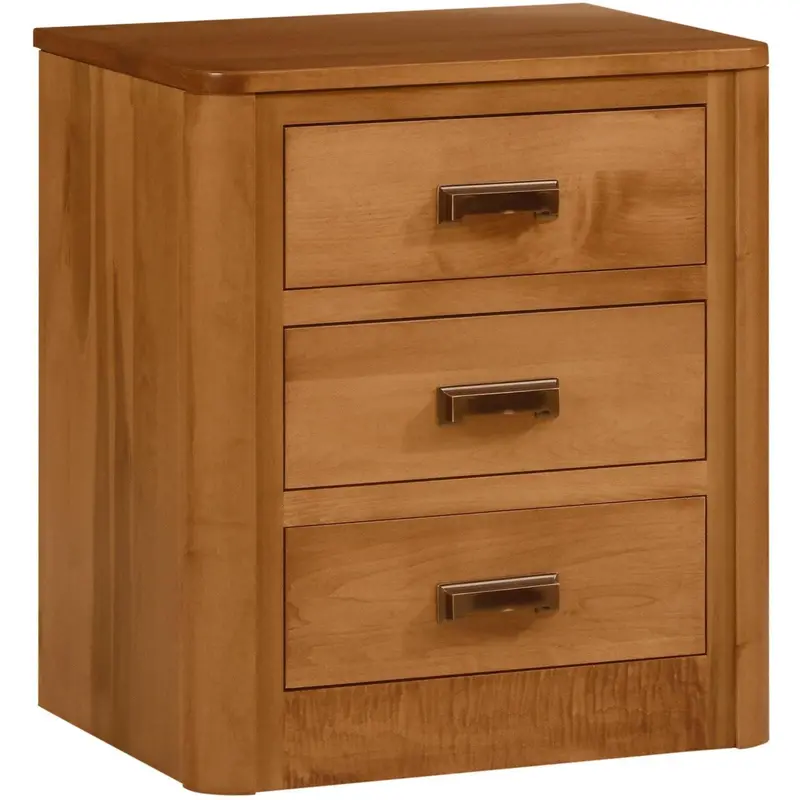 Galaxy Amish 3-Drawer Wooden Nightstand 1