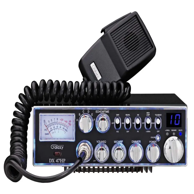 Galaxy Dx47Hp Color-Changing 10-Meter Ssb/Am Cb Radio Meter 1