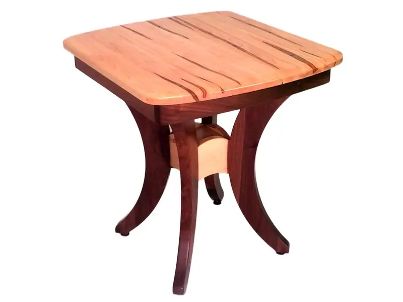 Galveston Amish End Table With Drawer And Shelf 1