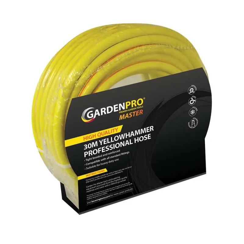 Gardenpro Yellowhammer 30M Kink-Resistant Garden Hose – Professional Grade 1