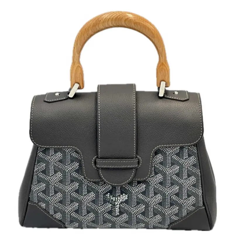 Goyard Saigon Souple Mini Bag In Grey Goyardine Canvas 1