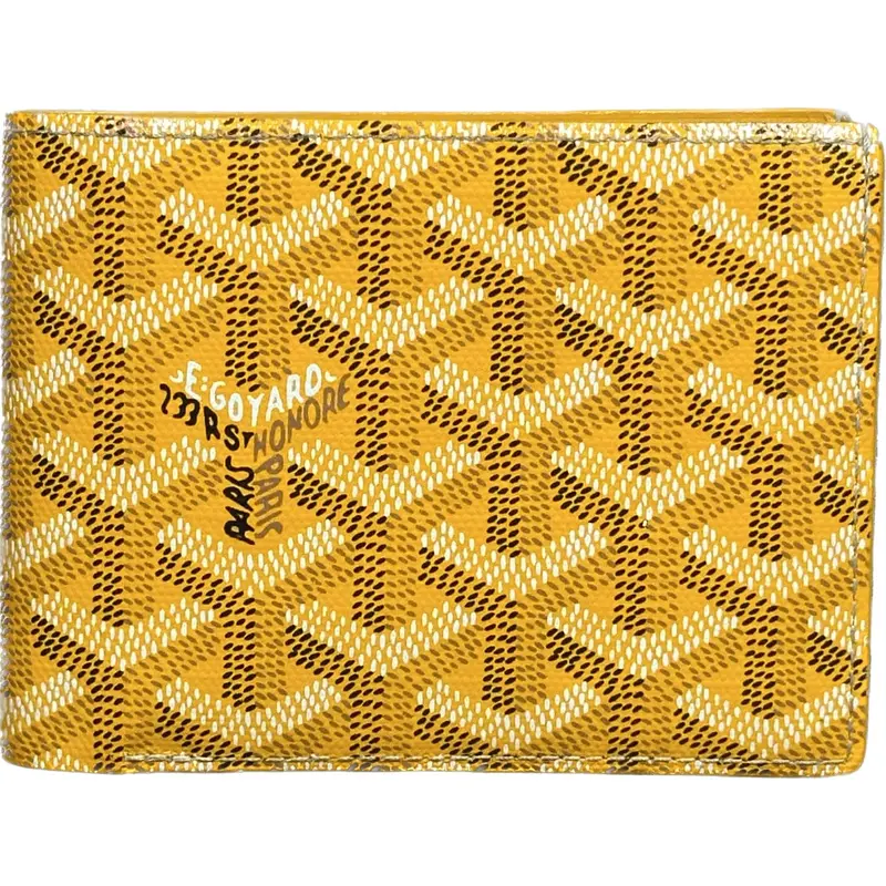 Goyard Yellow Victoire Wallet 1