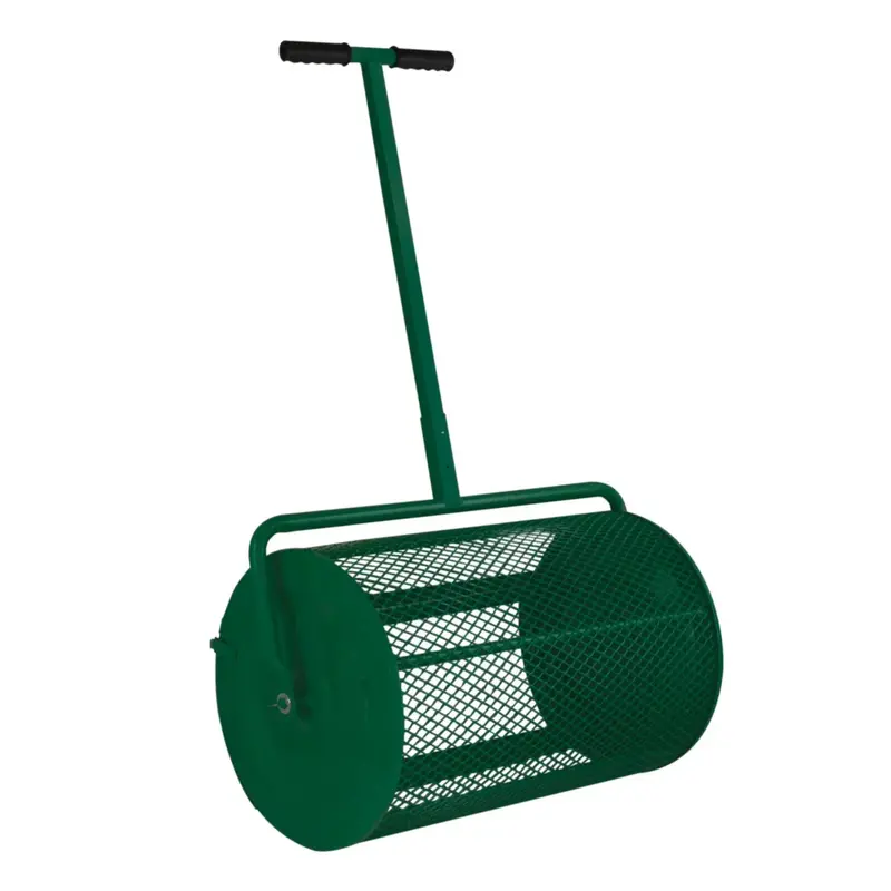 Green Compost And Peat Moss Spreader For Even Garden Application 1