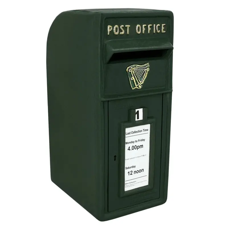 Green Irish Post Box Replica – Heritage-Style Outdoor Letterbox 1