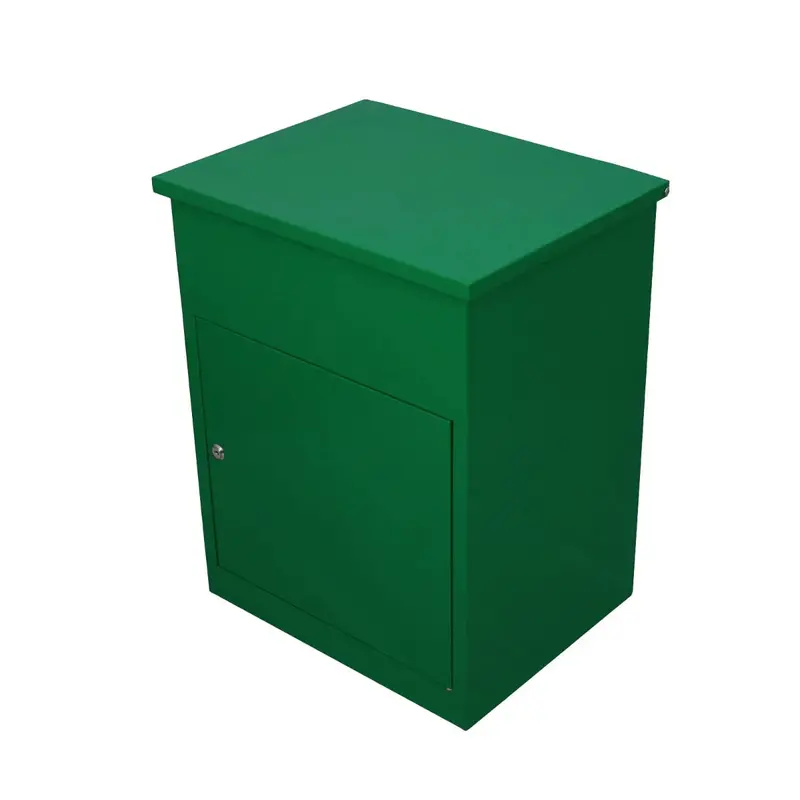 Green Rust-Resistant Mailbox For Outdoor Package Delivery 1
