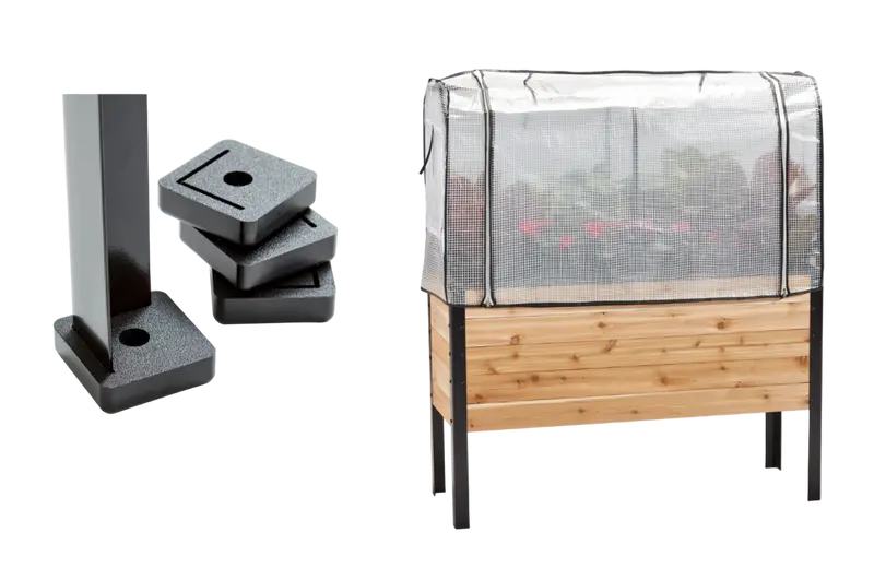 Greenhouse Kit With Adjustable Platform Feet 1