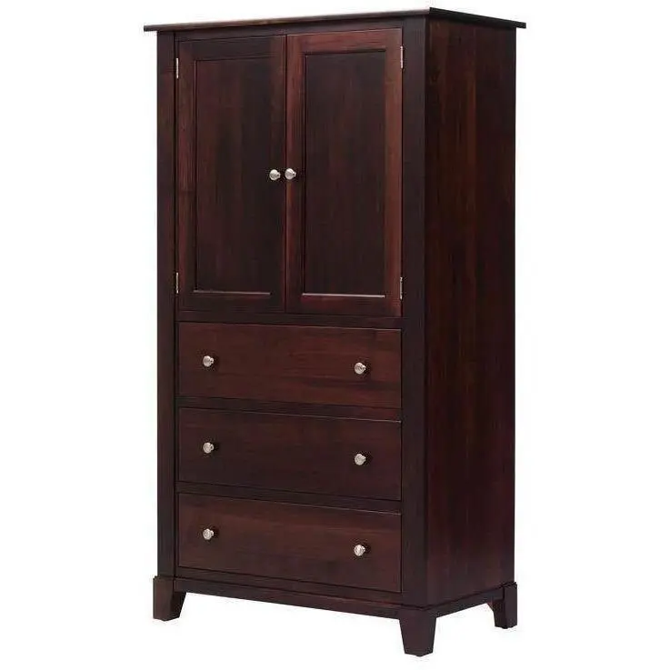 Greenwich Amish Handcrafted Solid Wood Armoire 1