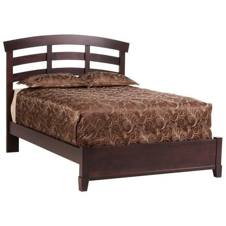 Greenwich Slat Bed – Amish-Made Modern Platform Frame 1