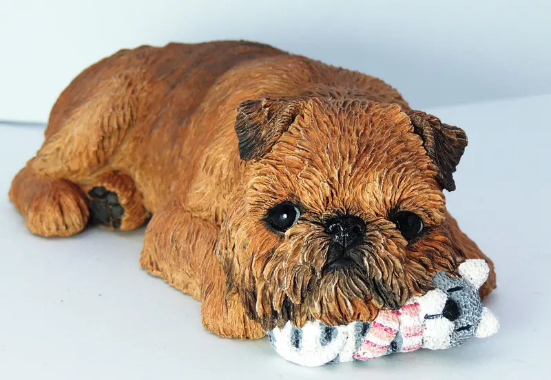 Griffon Bruxellois Limited-Edition Sculpture – Rare Breed Collectible 1