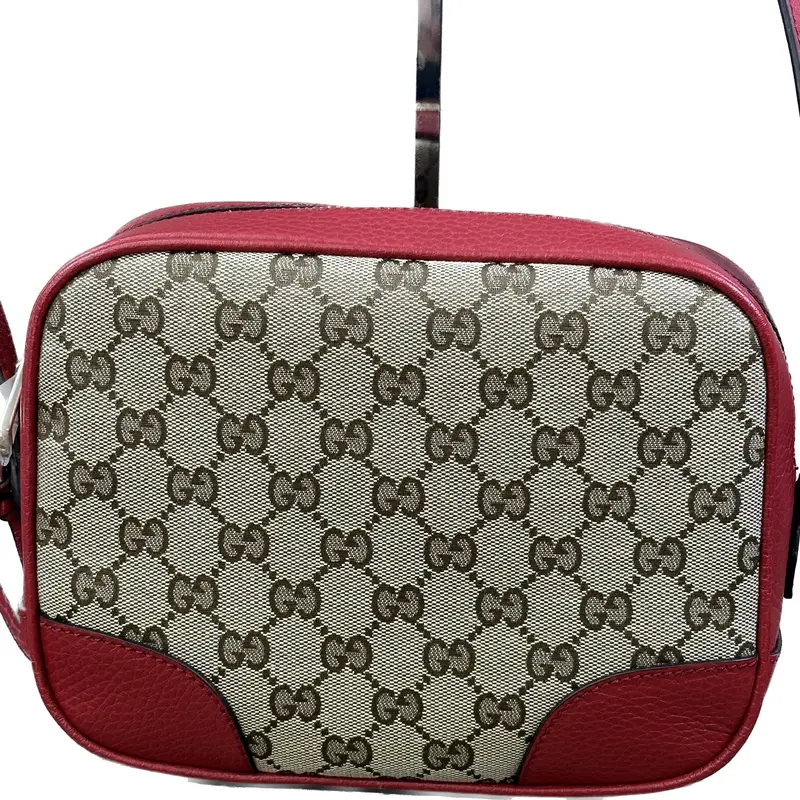 Gucci Bree Red Leather Crossbody Bag 1