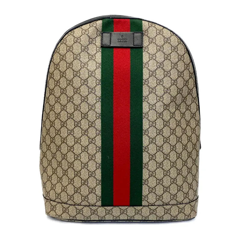 Gucci Gg Supreme Web-Print Backpack 1
