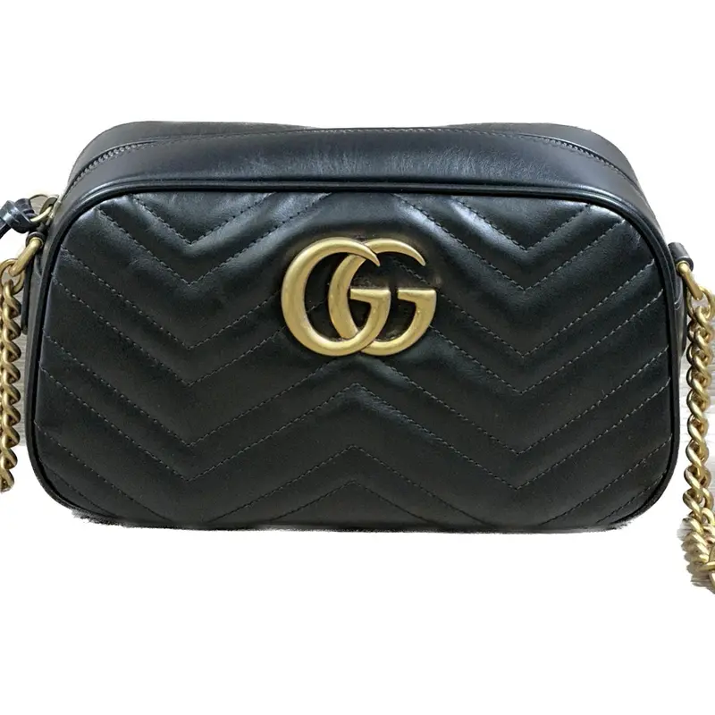 Gucci Marmont Small Black Camera Bag 1