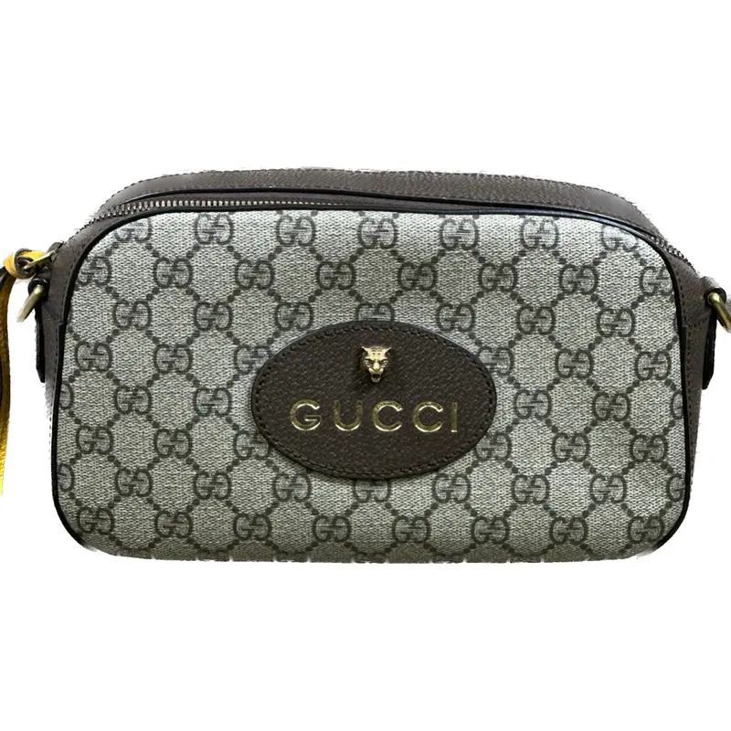 Gucci Neo Vintage Shoulder Bag In Beige Gg Supreme Web Canvas 1