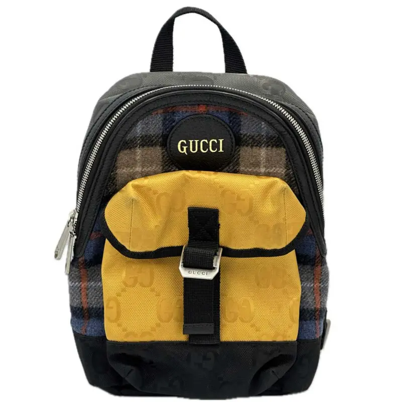 Gucci Off The Grid Multicolor Nylon & Wool Sling Backpack 1