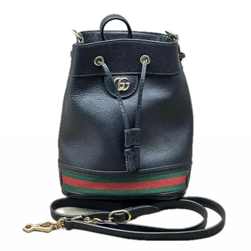 Gucci Ophidia Black Bucket Handbag 1