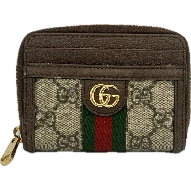Gucci Ophidia Zip-Around Coin Purse – Compact Leather Wallet 1