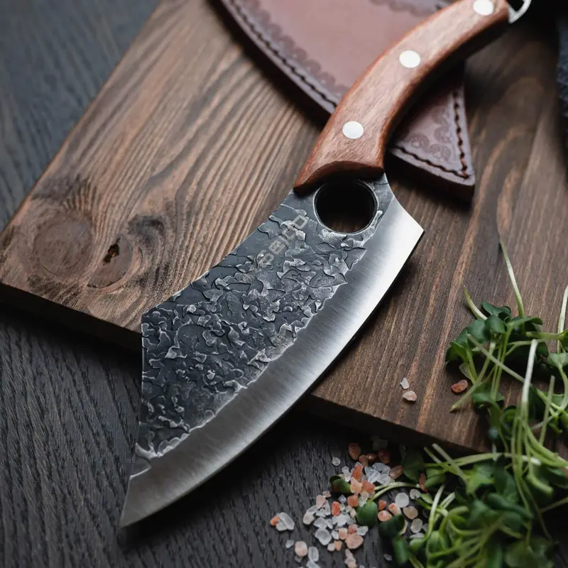 Hakai Forged Chef Cleaver – Japanese-Style Heavy-Duty Knife 1