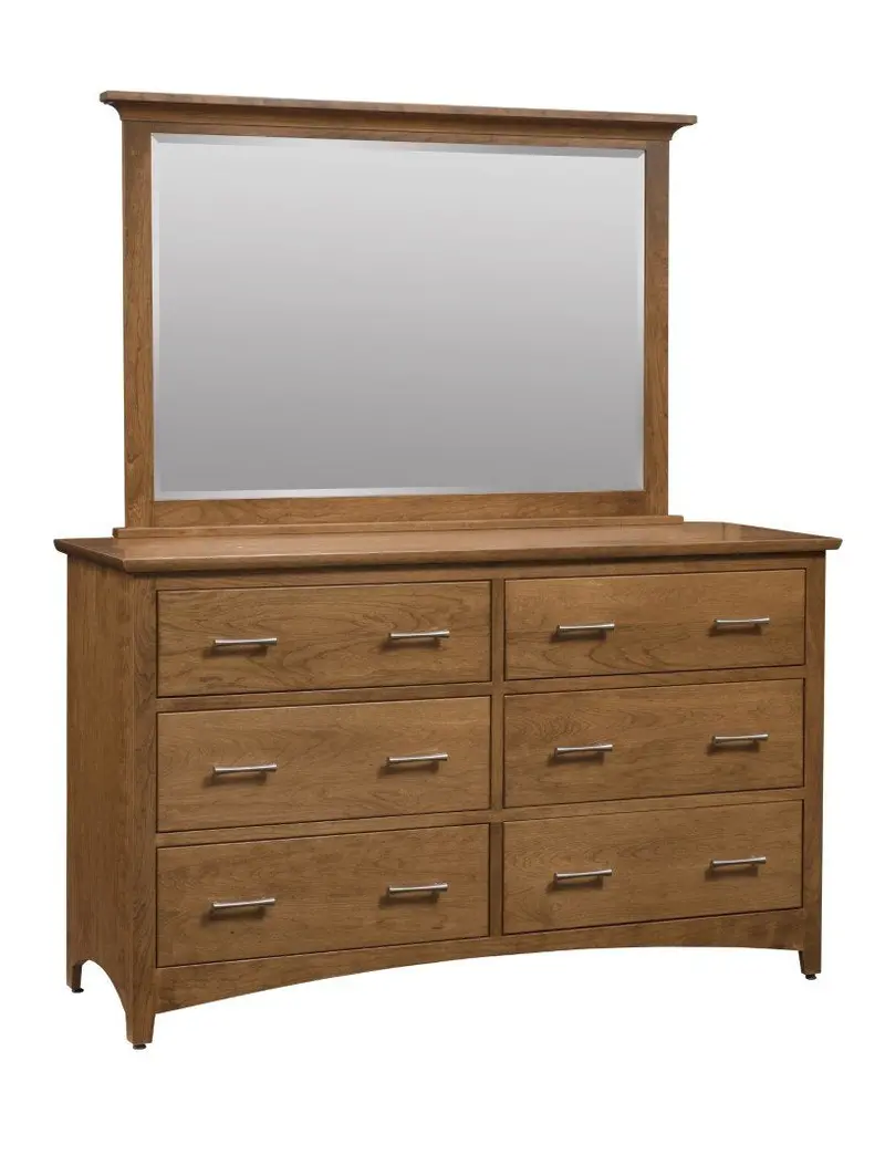 Handcrafted Barrington Amish Wooden Dresser 1