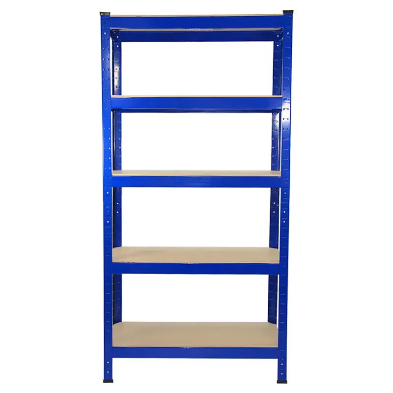 Heavy-Duty 5-Tier Steel Warehouse Shelving – 75Cm W × 45Cm D × 180Cm H, Blue Finish (8-Unit Set) 1