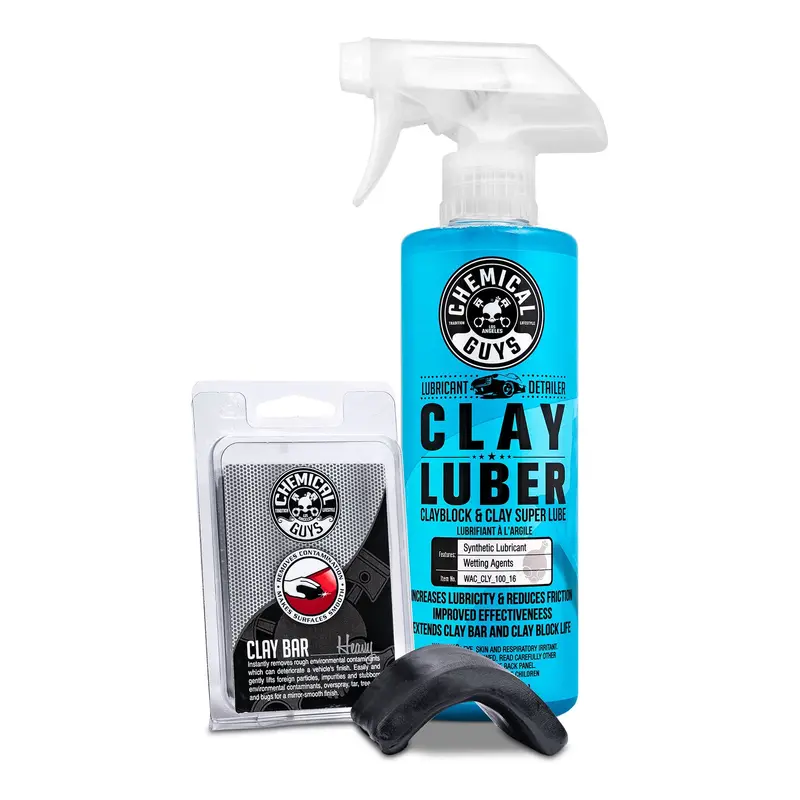 Heavy-Duty Synthetic Clay Bar And Lubricant Bundle 1
