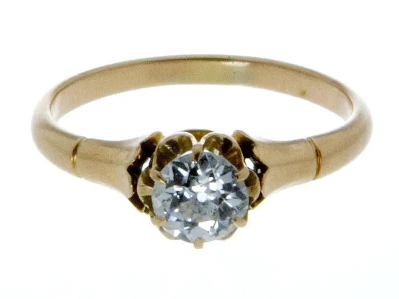 Historic Victorian Diamond Solitaire Ring 1