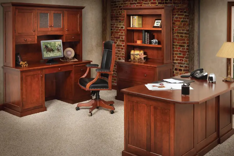 Homestead Rustic Office Collection – Artisan-Crafted Amish Furniture 1