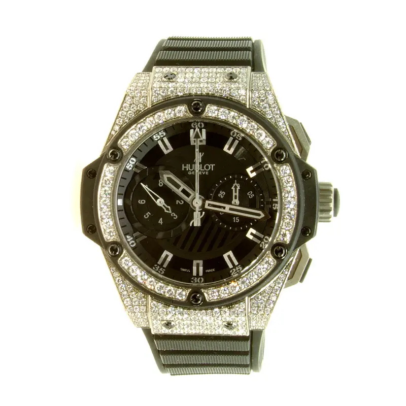 Hublot King Power Foudroyante Watch – 8.50 Carats Of Pavé Diamonds 1