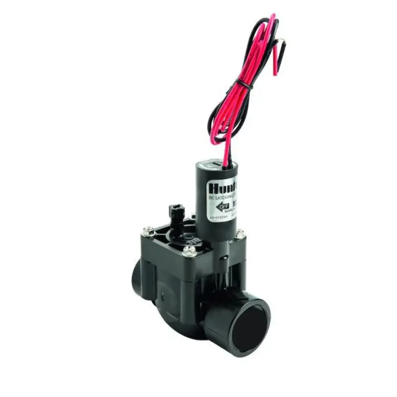 Hunter Pgv-100-Gs-Dc – 1-Inch Plastic Globe Valve With Dc Latching Solenoid – Slip × Slip 1