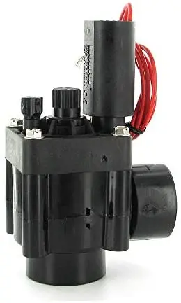 Hunter Pgv-101A – 1-Inch Pgv Angle Valve With Flow Control – Fpt 1
