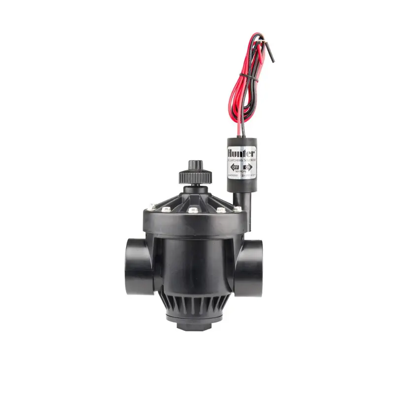 Hunter Pgv Series 1.5-Inch 9V Dc Globe/Angle Irrigation Valve With Flow Control And Fpt Ends 1