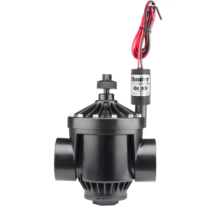 Hunter Pgv Series 2-Inch 9V Dc Globe/Angle Irrigation Valve Featuring Flow Control And Fpt Connections 1