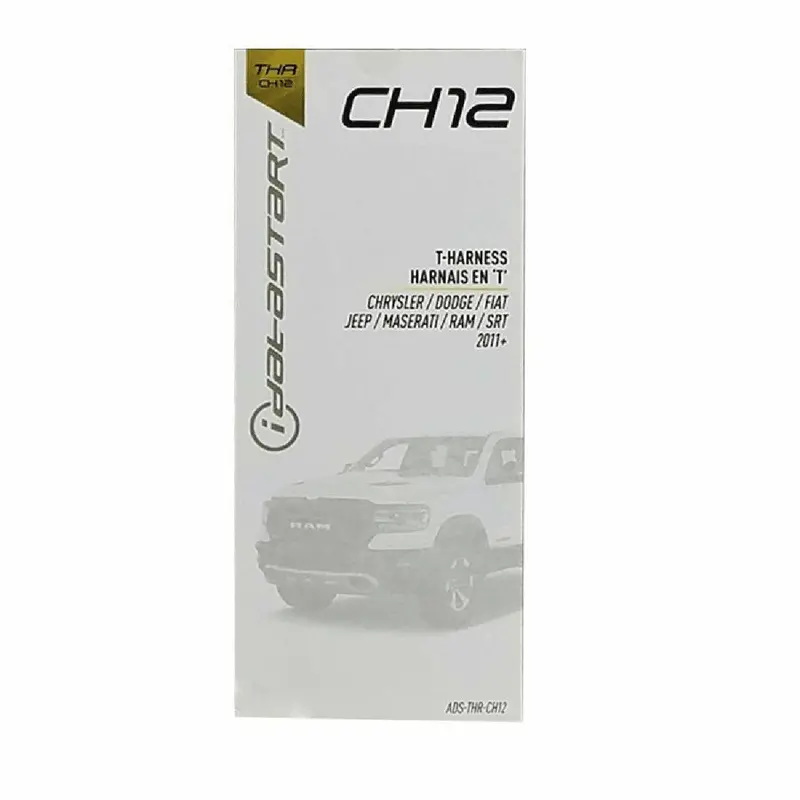 Idatalink Chrysler/Dodge/Jeep T-Harness – Select Models 2011 And Newer (Thrch12) 1