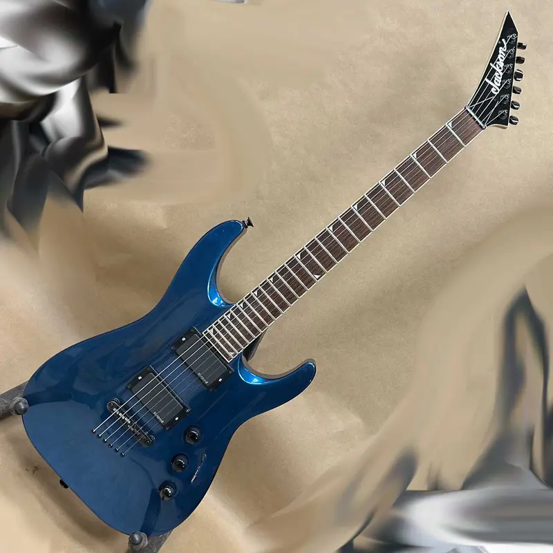 Jackson Dkmg Dinky Hardtail Electric Guitar — 2003 Cobalt Blue Edition With Turbocharger Mods 1