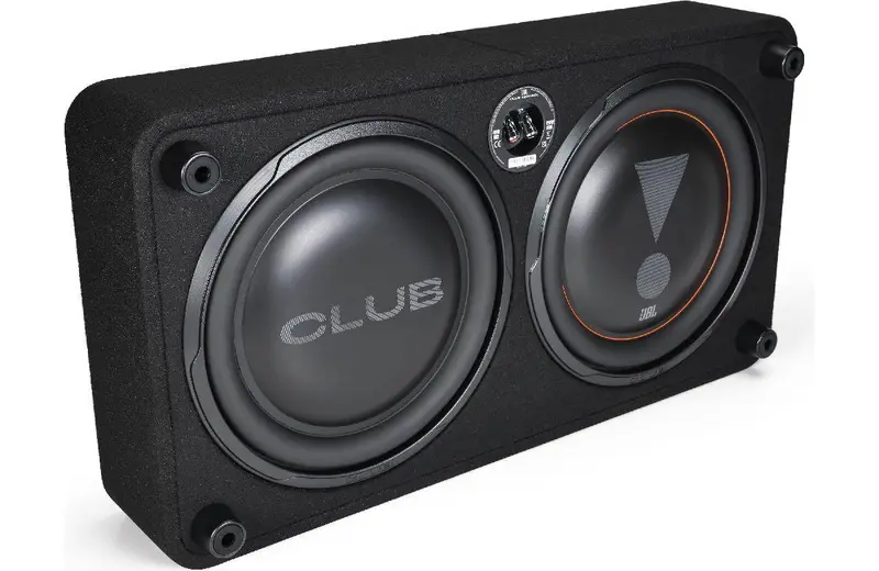 Jbl Club1200Ssl Dual 12" Sealed Downfire Sub Box W/ Passive Radiator (1200W) 1