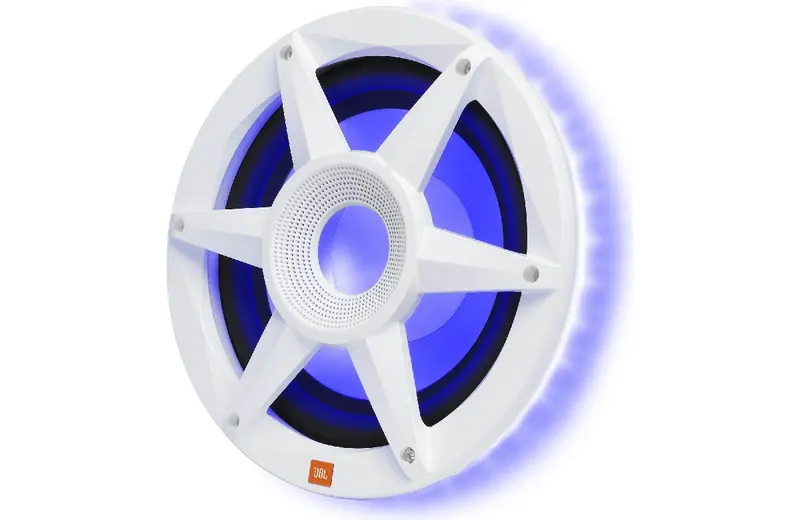 Jbl Mw1000Am Marine Subwoofer – 10-Inch Rgb Led Woofer, White Finish 1