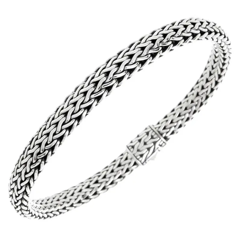 John Hardy Classic Chain Bracelet – Handwoven Indonesian Silver 1