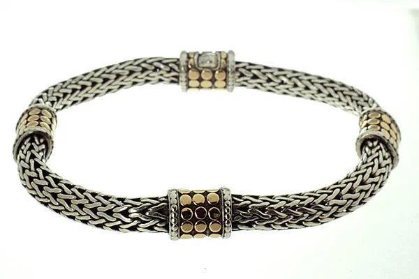 John Hardy Dot Collection Four-Station Bracelet In Sterling Silver 1